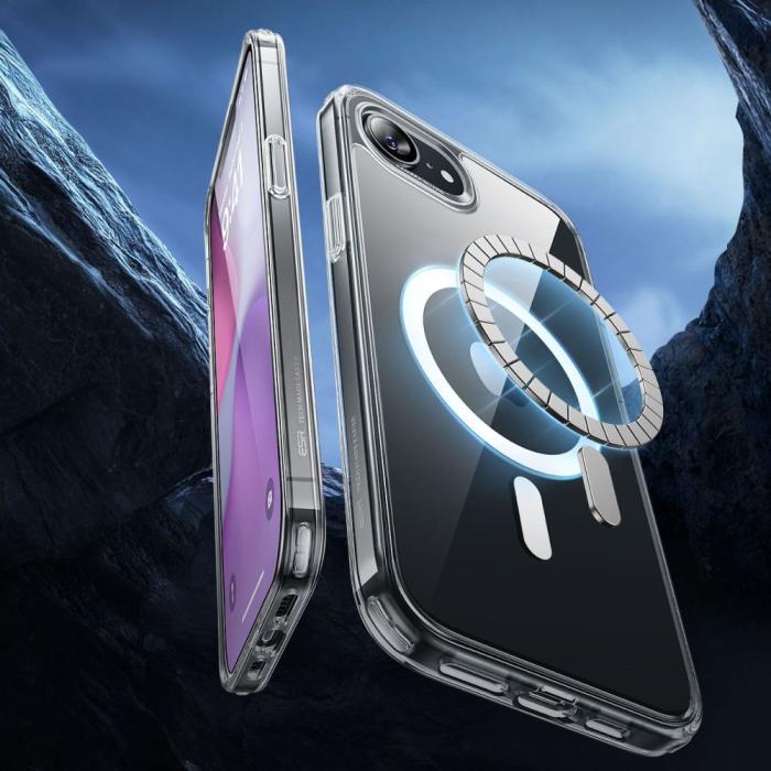 Bild 2, ESR ESR iPhone 17e / 16e Skal MagSafe CH HaloLock Transparent