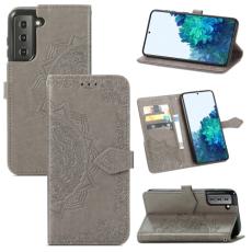  Samsung Galaxy S22 Fodral Mandala L&auml;der Gr&aring;