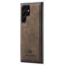 DG.MING DG.MING Samsung Galaxy S25 Ultra Skal L&auml;derbelagt M&ouml;rk Brun