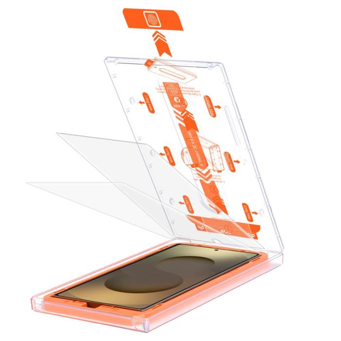 Bild 2, Tech-Protect Tech-Protect Galaxy S25 Ultra 2-PACK Skärmskydd QuickSet+ Härdat Glas