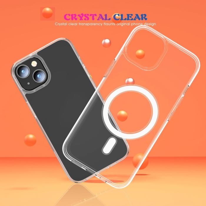 Bild 2,  iPhone 15 Plus Skal MagSafe Hybrid Transparent