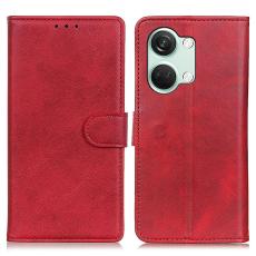  OnePlus Nord 3 5G Fodral L&auml;der Solid R&ouml;d