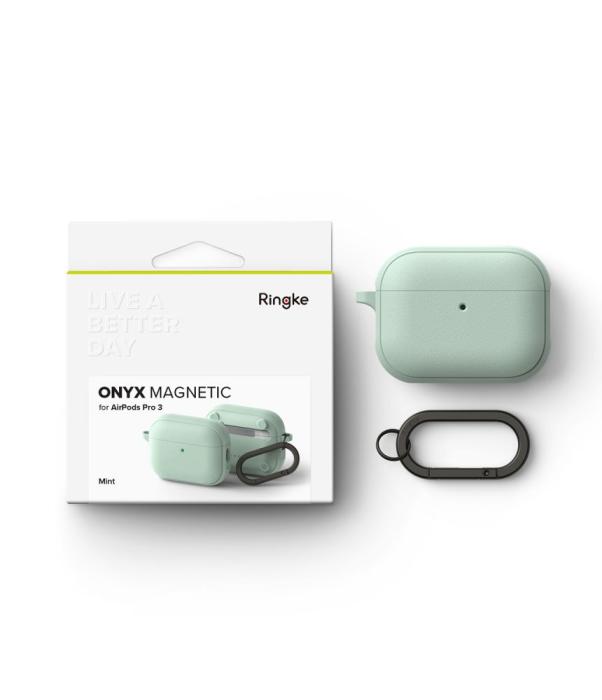 Bild 4, Ringke Ringke AirPods Pro 3 Skal MagSafe Onyx Mint