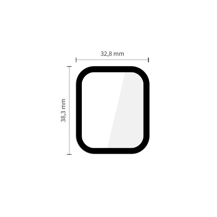 Bild 2, Tech-Protect Tech-Protect Apple Watch 40 mm Skärmskydd GlassFlex+ Härdat Glas
