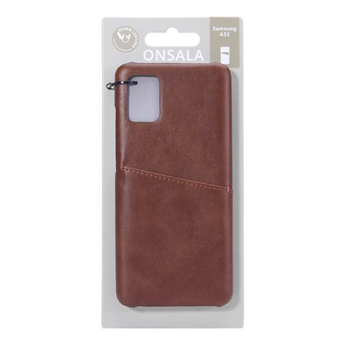 Bild 2, Onsala ONSALA Samsung Galaxy A51 Skal Kortfack Brun