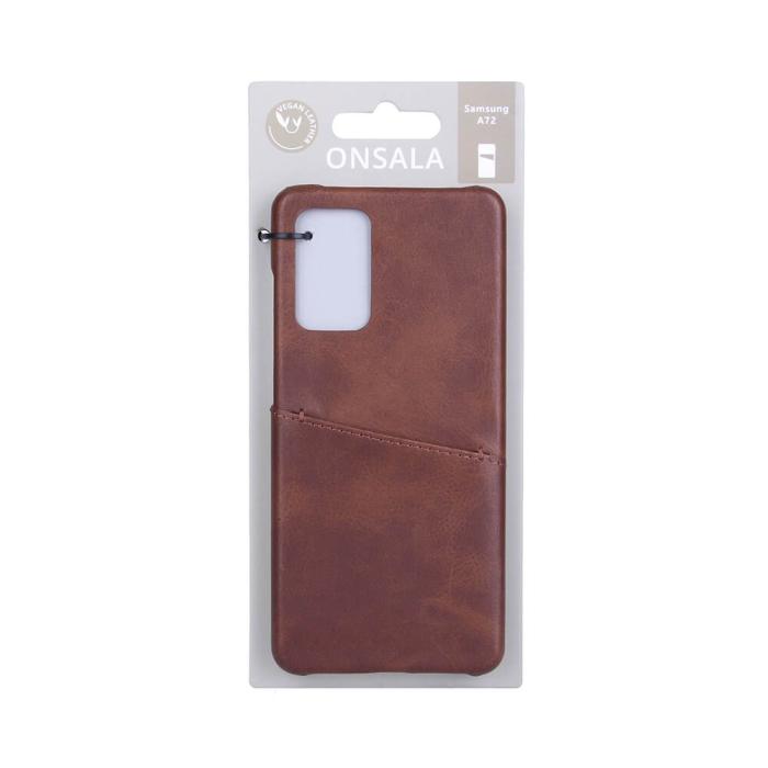 Bild 2, Onsala ONSALA Samsung Galaxy A72 Skal Kortfack Brun