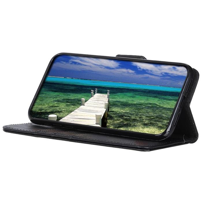 Bild 3, KHAZNEH KHAZNEH Motorola Moto G32 Fodral Läder Svart