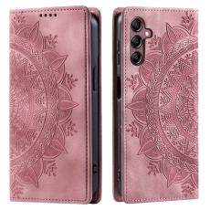  Samsung Galaxy A25 5G Fodral Flip Mandala L&auml;der Ros&eacute;guld