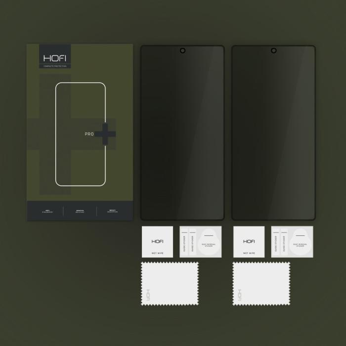Bild 6, HOFI HOFI Galaxy S25 Ultra 2-PACK Skärmskydd Pro+ Härdat Glas Privacy