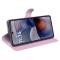  Motorola Moto G55 5G Fodral Litchi Läder Ljus Rosa