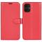  Motorola Moto G55 5G Fodral Litchi Läder Röd