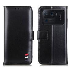  Xiaomi Mi 11 Ultra - Tri-Color L&auml;der Fodral - Svart