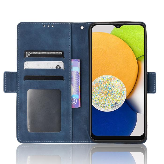 Bild 4,  Samsung Galaxy A03 Fodral Avtagbart Kortfodral Blå