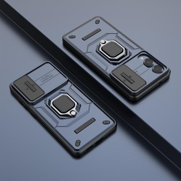 Bild 6,  Samsung Galaxy S25 Edge Skal CamShield Ring Hybrid Blå