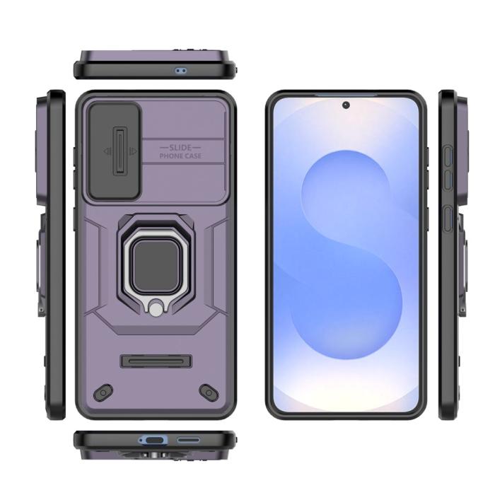 Bild 5,  Samsung Galaxy S25 Edge Skal CamShield Ring Hybrid Lila