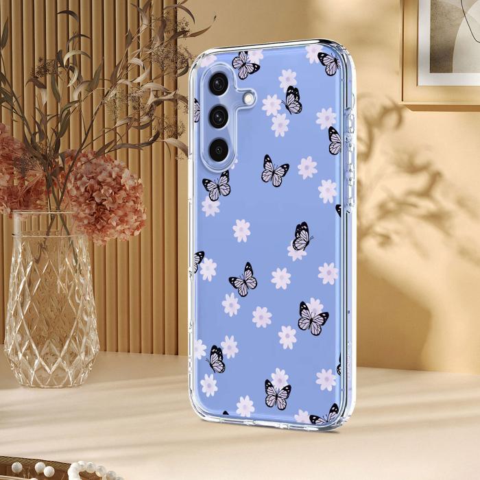 Bild 4,  Samsung Galaxy A27 5G TPU Fjärilar/Blommor