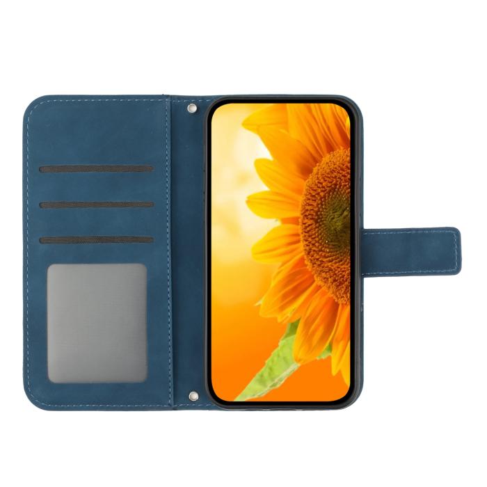 Bild 2,  Xiaomi 17T Pro Fodral Läder Solros Mörk Blå