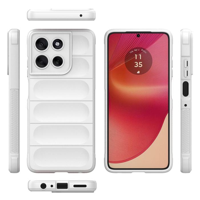 Bild 2,  Motorola Moto G56 5G Skal Magic Shield Vit