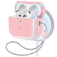 ESR ESR AirPods 4 Skal MagSafe Orbit HaloLock Rosa