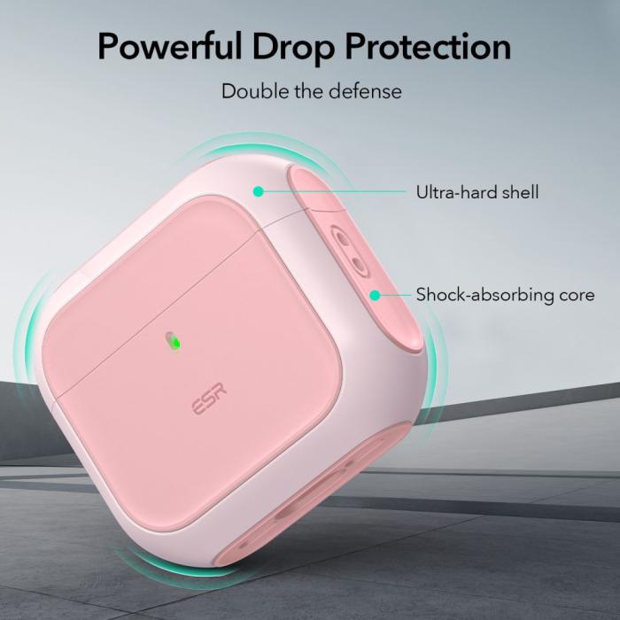Bild 4, ESR ESR AirPods 4 Skal MagSafe Orbit HaloLock Rosa