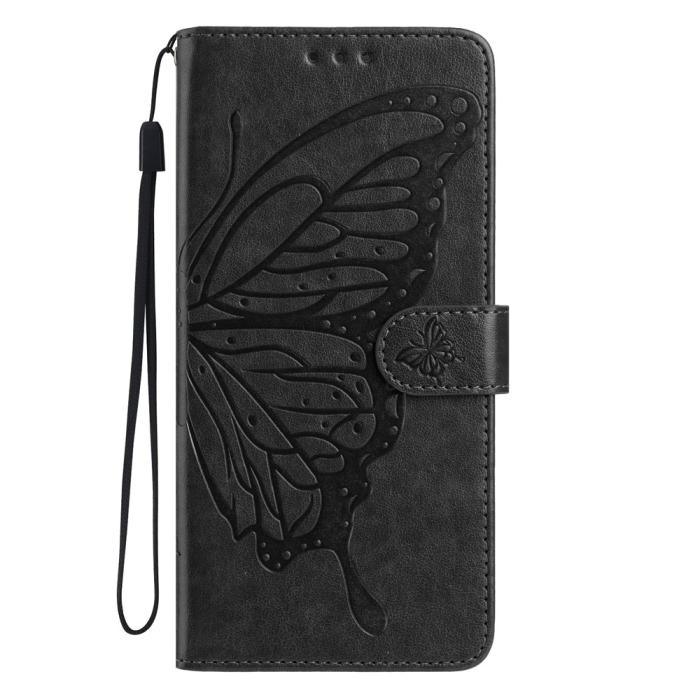 Bild 5,  Xiaomi 15T Fodral Med Fjäril Tryck Svart