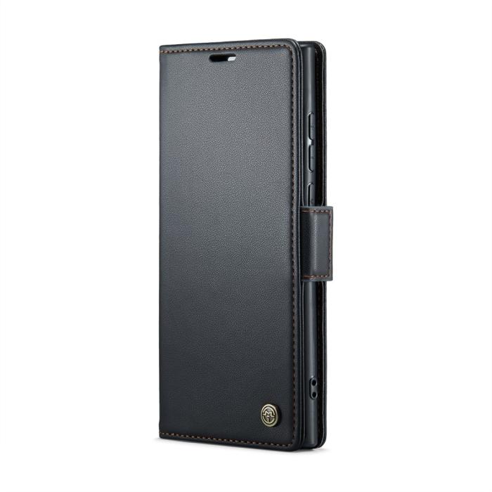Bild 2, CASEME CASEME Galaxy S25 Ultra Fodral RFID Slim Läder Svart