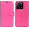 Xiaomi 13T / 13T Pro Fodral Litchi Läder Rosa