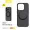BASEUS BASEUS iPhone 15 Skal MagSafe CyberLoop Kickstand Svart