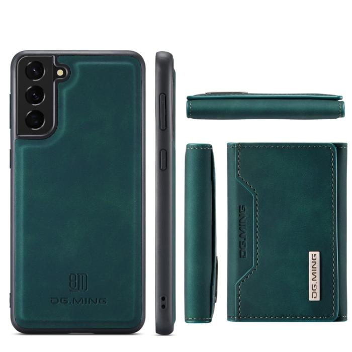 Bild 2, DG.MING DG.MING Samsung Galaxy S21 FE Skal 2in1 Magnetisk Avtagbart Kortfack Grön