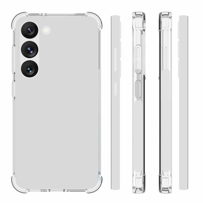 Bild 5,  Samsung Galaxy S23 Plus Skal Shockproof TPU Matt Transparent