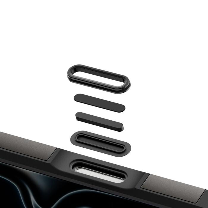 Bild 6, Spigen Spigen iPhone 18 Pro / 17 Pro Skal MagSafe Tough Gunmetal