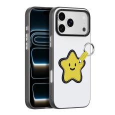 DUX DUCIS DUX DUCIS iPhone 18 Pro/17 Pro Skal PU-L&auml;der Stj&auml;rna Vit