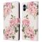  Samsung Galaxy A07 Fodral RFID Läder Rosa Blommor