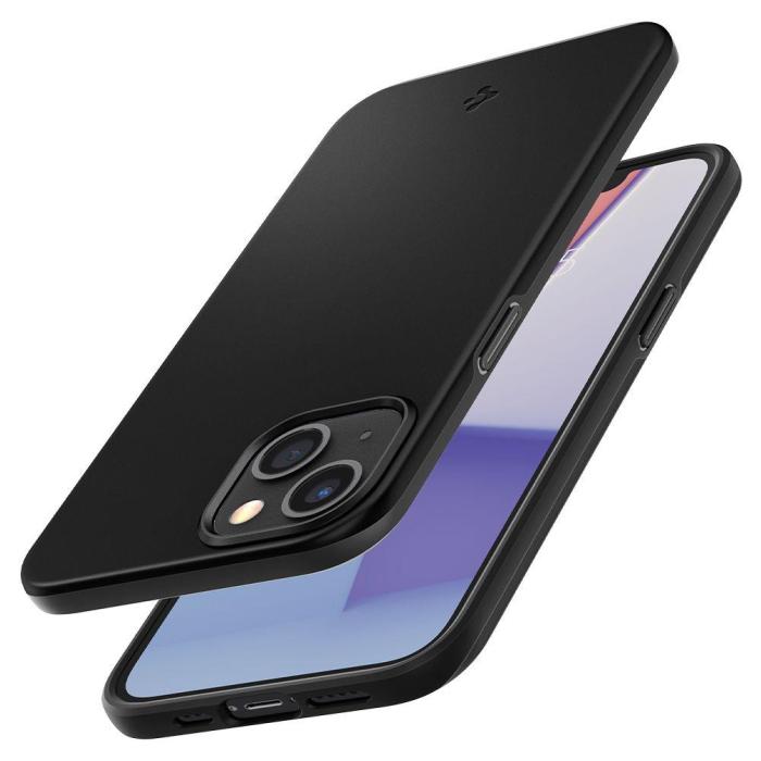 Bild 4, Spigen Spigen iPhone 13 Skal Thin Fit Svart