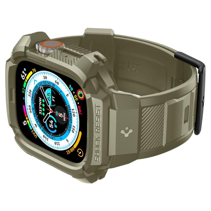 Bild 2, Spigen Spigen Apple Watch Ultra 49 mm Skal/Armband Rugged Armor 'Pro'