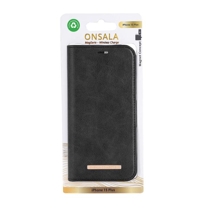 Bild 2, Onsala ONSALA iPhone 15 Plus Fodral ECO 2in1 MagSafe Svart