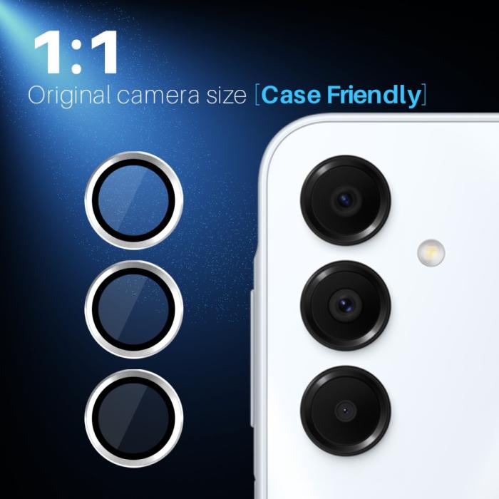 Bild 5, NORTHJO NORTHJO Samsung Galaxy A16 Linsskydd Härdat Glas Silver