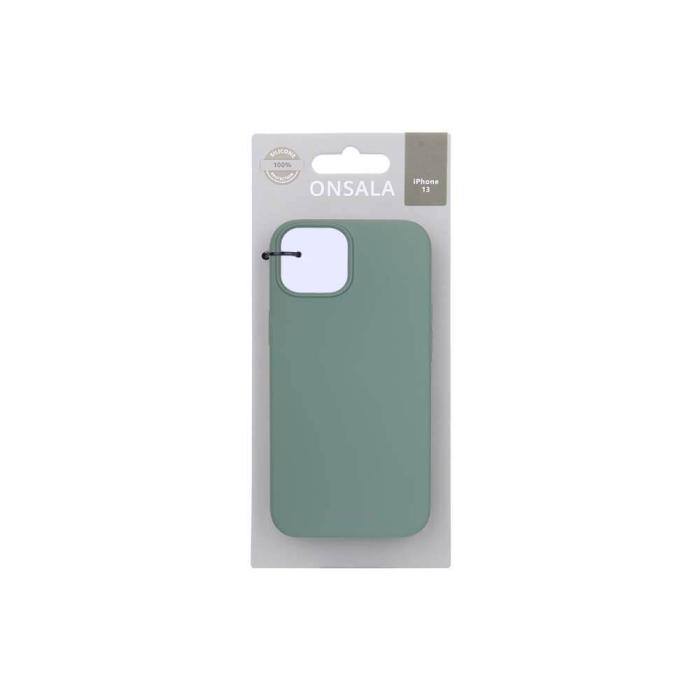 Bild 2, Onsala ONSALA iPhone 13 Mobilskal Silikon Pine Green