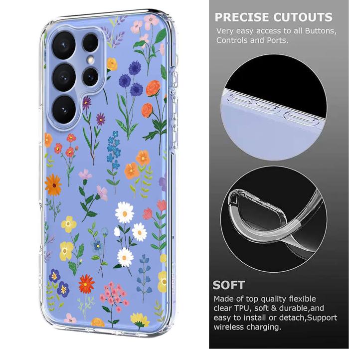 Bild 6,  Samsung Galaxy S26 Ultra Skal Med Tryck Blommor