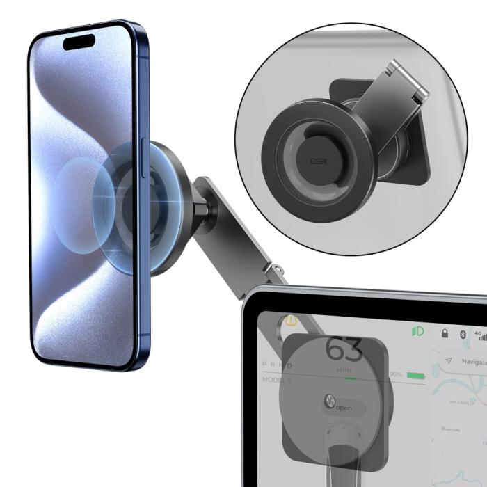 Bild 2, ESR ESR MagSafe Mobilhållare För Skärmar / Instrumentbräda Svart