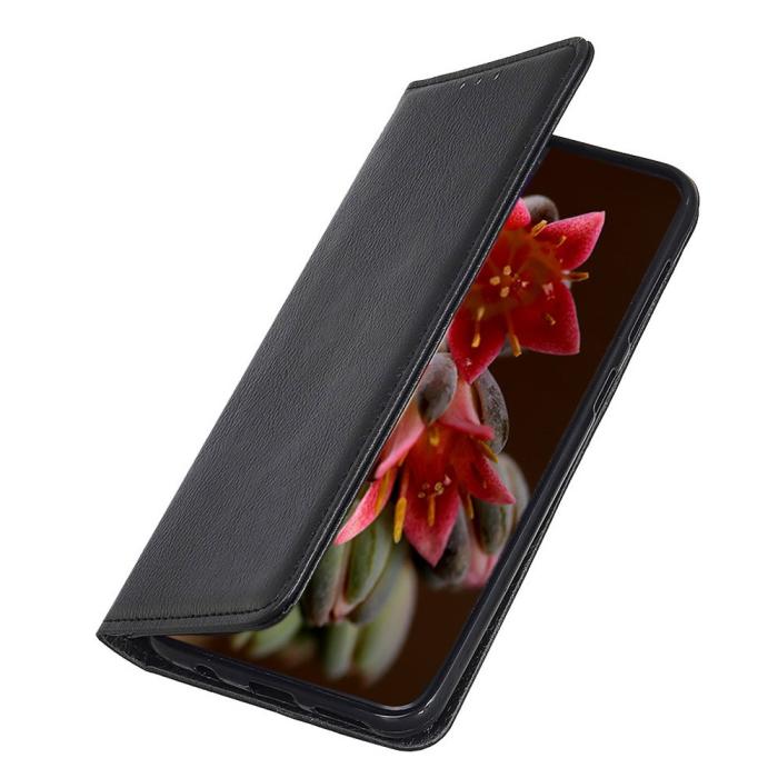 Bild 4, KHAZNEH KHAZNEH Galaxy S23 Ultra Flip Fodral Split Läder Svart