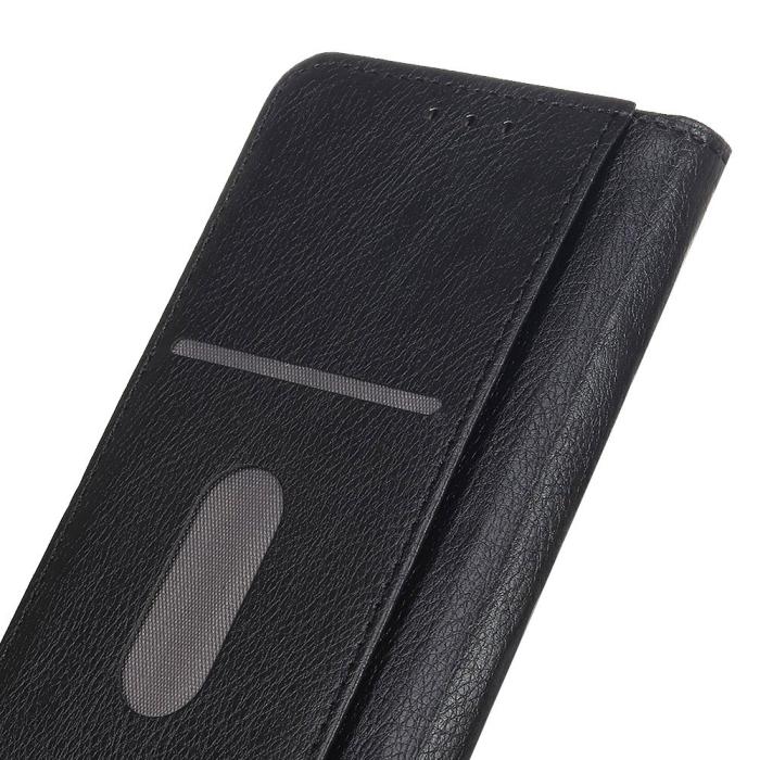 Bild 5, KHAZNEH KHAZNEH Galaxy S23 Ultra Flip Fodral Split Läder Svart
