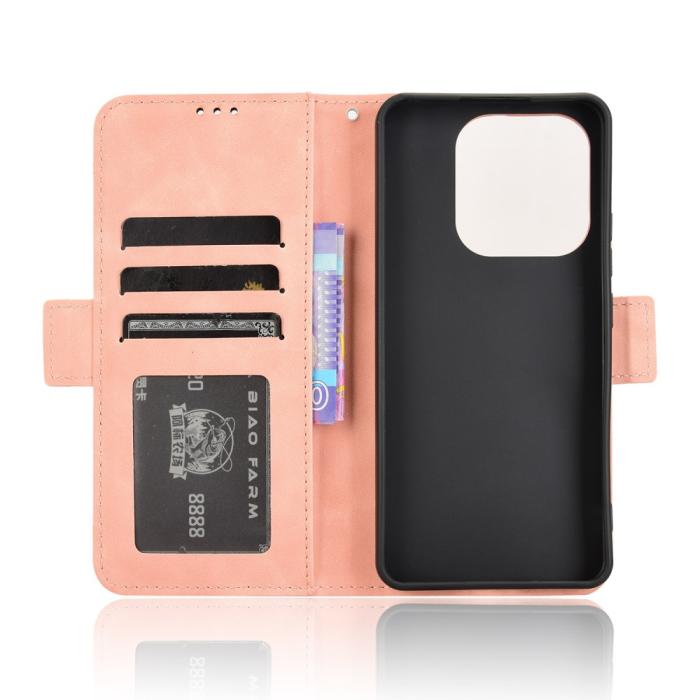 Bild 2,  Xiaomi Redmi Note 14 4G Fodral Med Avtagbart Kortfack Rosa