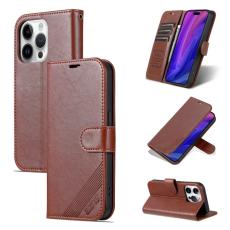AZNS AZNS iPhone 15 Pro Fodral L&auml;der Brun
