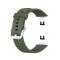  Silikon Armband För Huawei Watch Fit - Grön