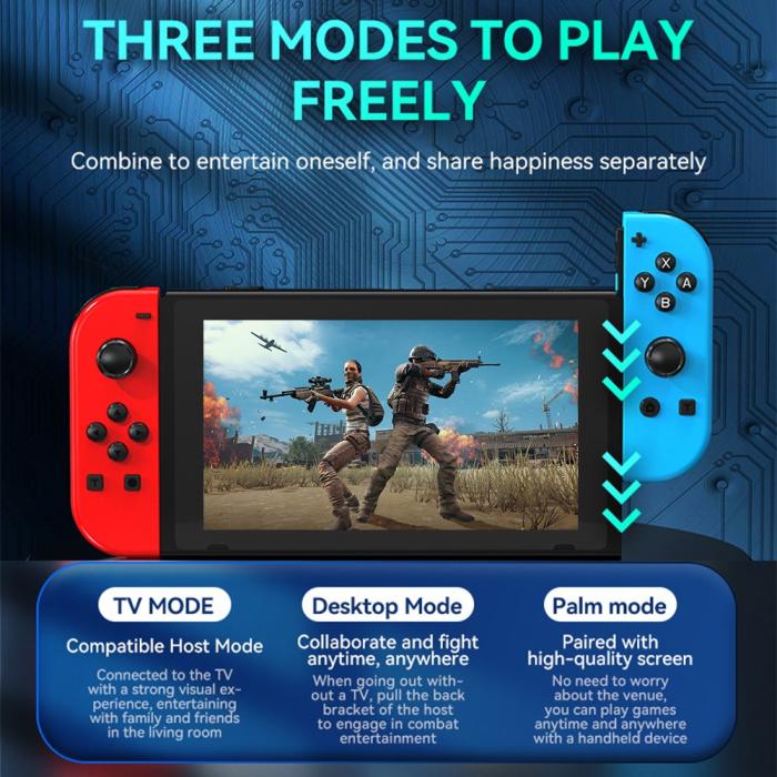 Bild 4,  Nintendo Switch Joy-Con Kontroll RGB Vit