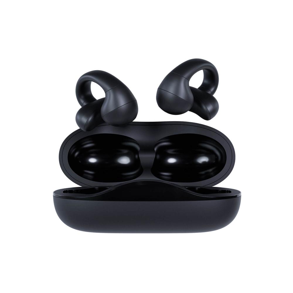 Happy Plugs Happy Plugs In-Ear Hörlurar Clip OWS True-Wireless Svart