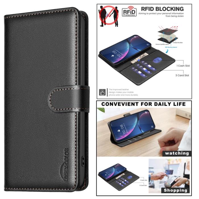 Bild 5,  Samsung Galaxy A16 / A26 5G Fodral RFID Läder Svart