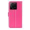  Xiaomi 13T / 13T Pro Fodral Litchi Läder Rosa