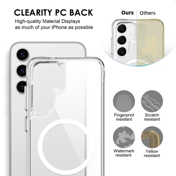 Bild 6,  Samsung Galaxy S25 Skal MagSafe Transparent